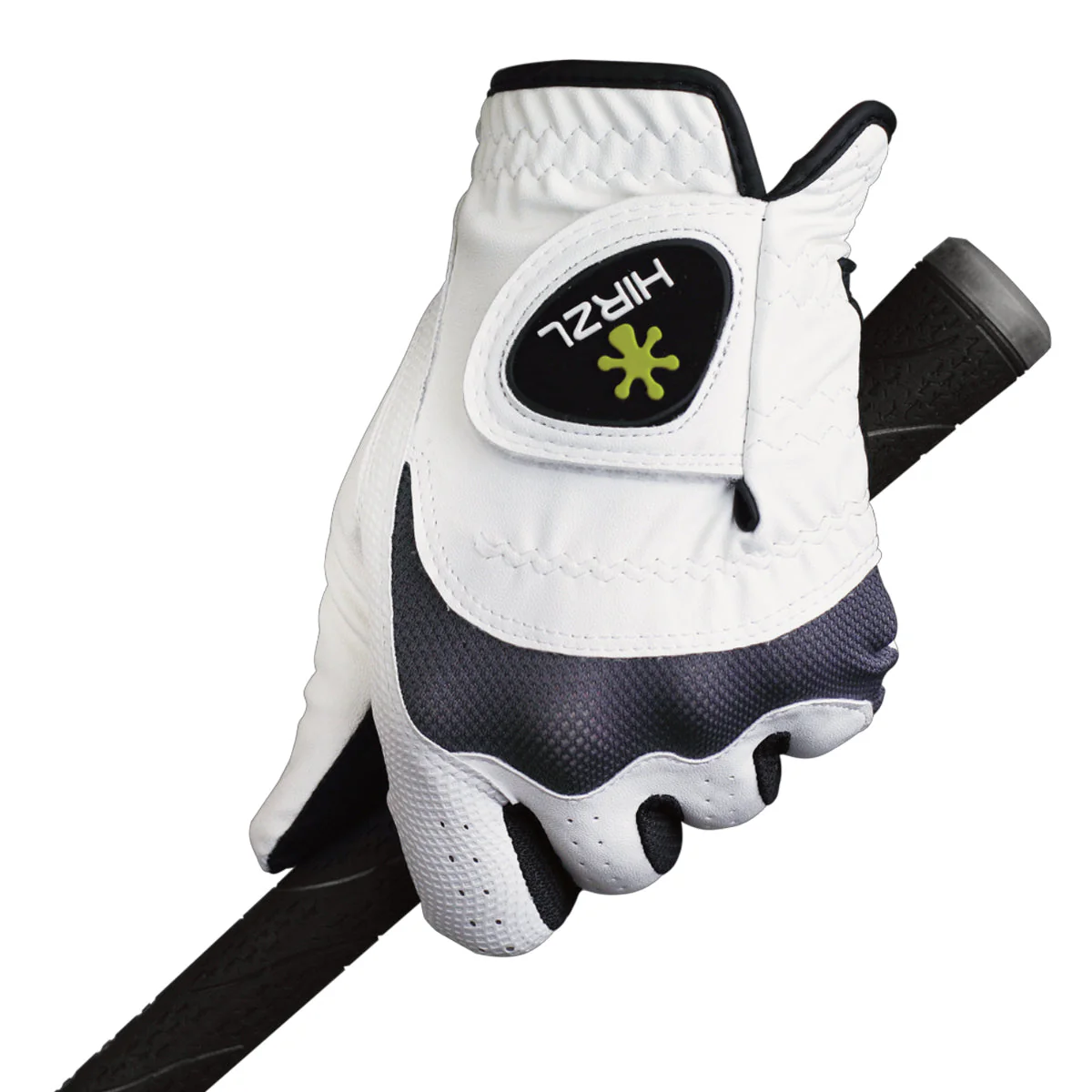 HIRZL Trust Hybrid - Golf Gloves - White / Black - Image 3