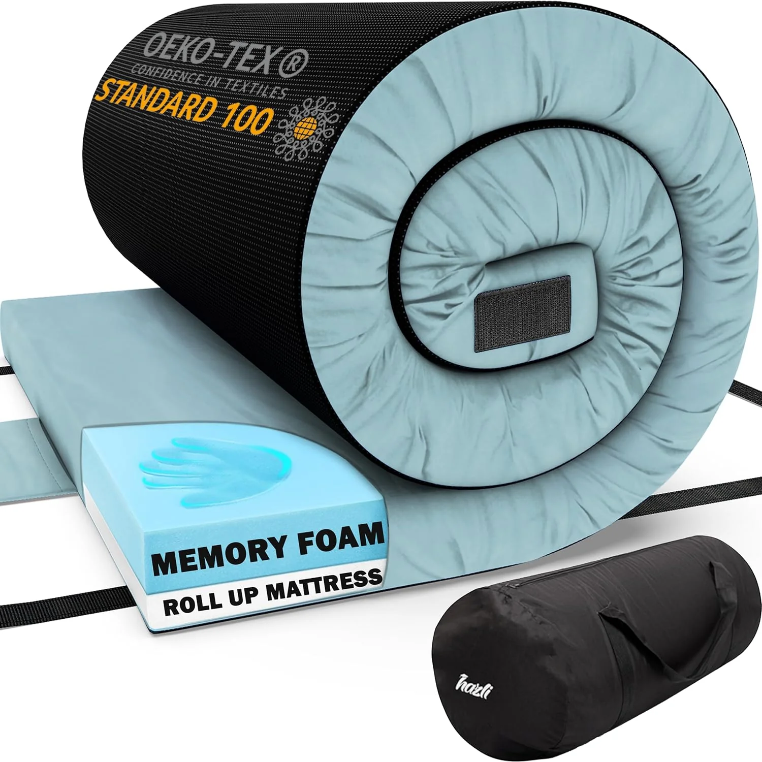 Home Bed Comfort with the Matrix Air-Cell Memory Foam Camping Mattress - Image 2