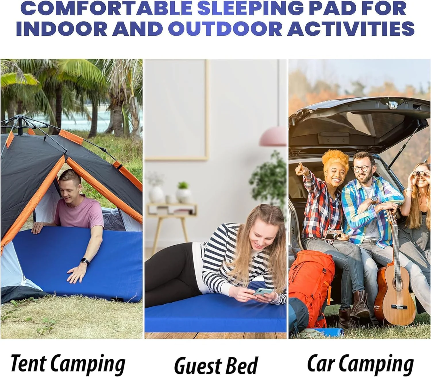 Home Bed Comfort with the Matrix Air-Cell Memory Foam Camping Mattress - Image 25