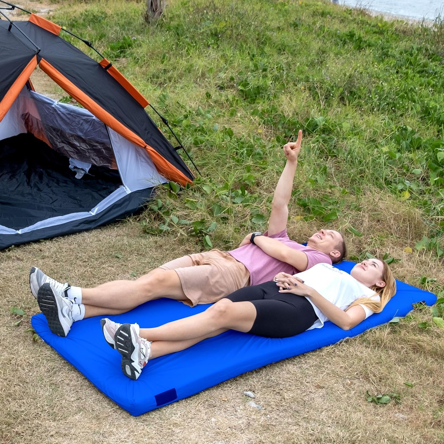 Home Bed Comfort with the Matrix Air-Cell Memory Foam Camping Mattress - Image 28