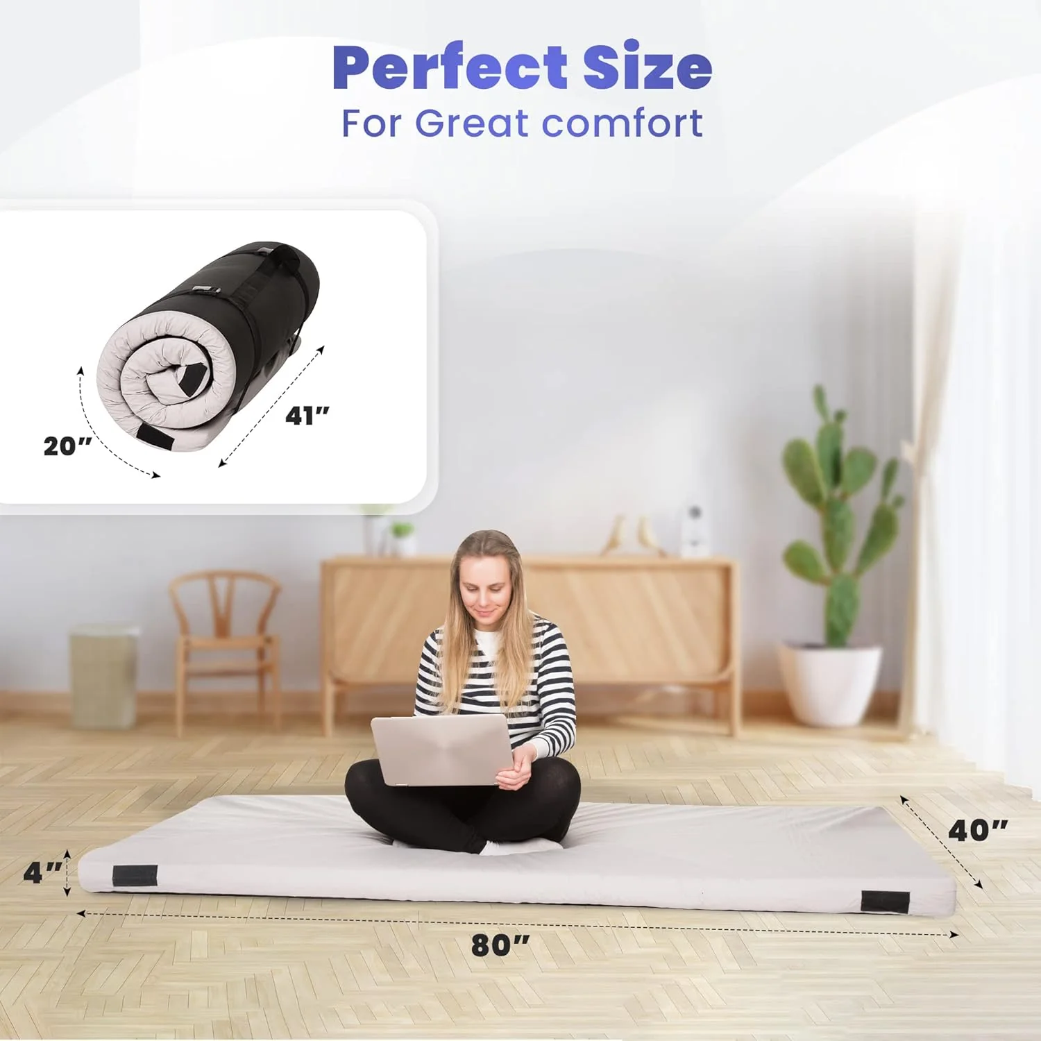 Home Bed Comfort with the Matrix Air-Cell Memory Foam Camping Mattress - Image 44