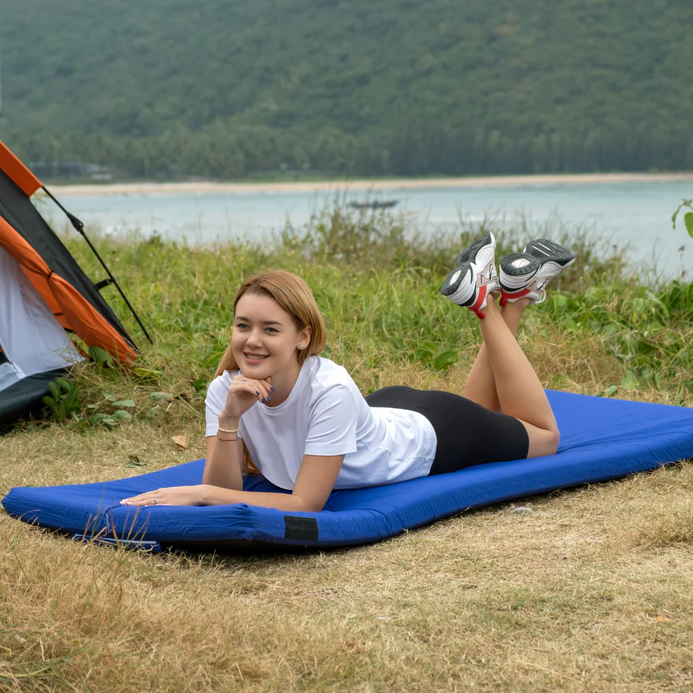 Home Bed Comfort with the Matrix Air-Cell Memory Foam Camping Mattress - Image 58