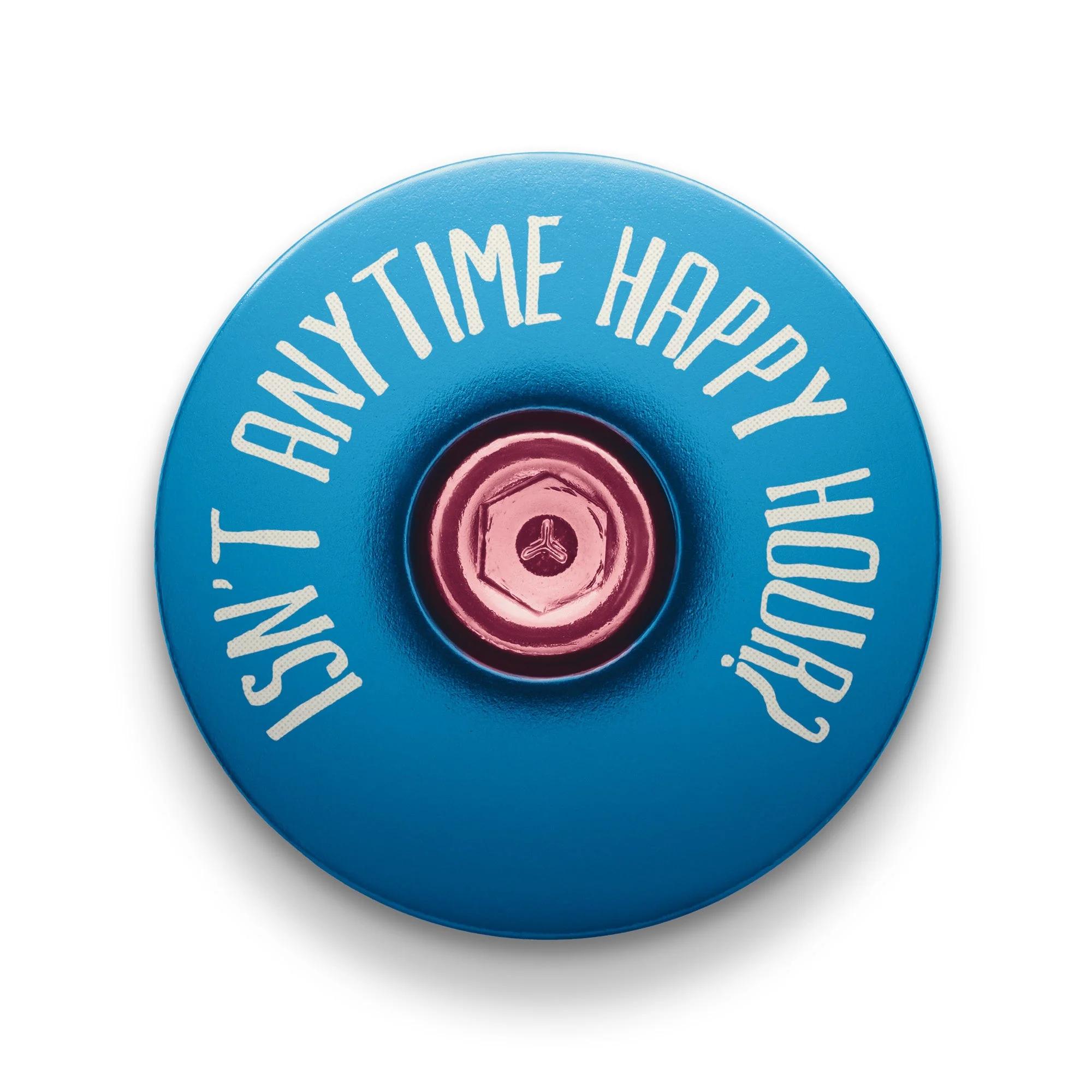 It's 5 of the Clock Anytime - Custom Bicycle Headset Cap - Image 4