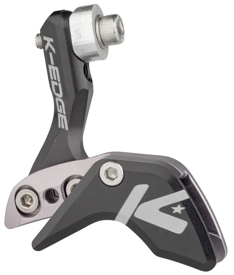 K-EDGE 1x Race Chain Guide - For Single Chainring Braze-on Black