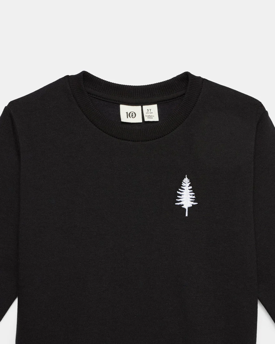 Kids Treefleece Golden Spruce Crew - Image 4
