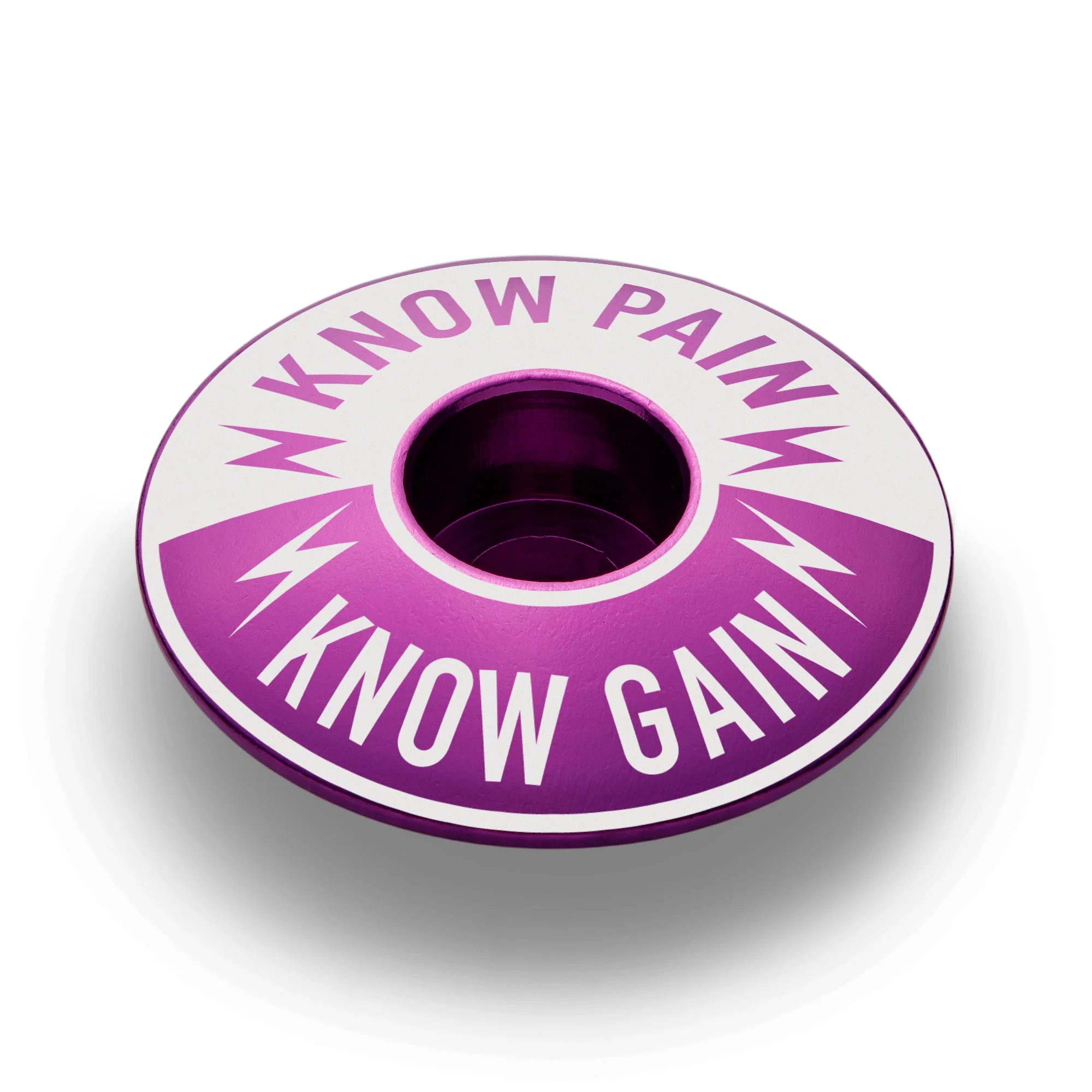 Know Pain Know Gain - Bicycle Headset Cap - Image 12