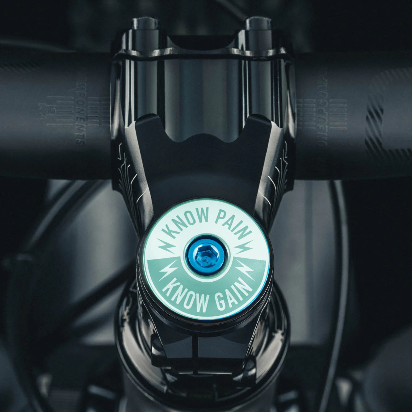 Know Pain Know Gain - Bicycle Headset Cap - Image 17