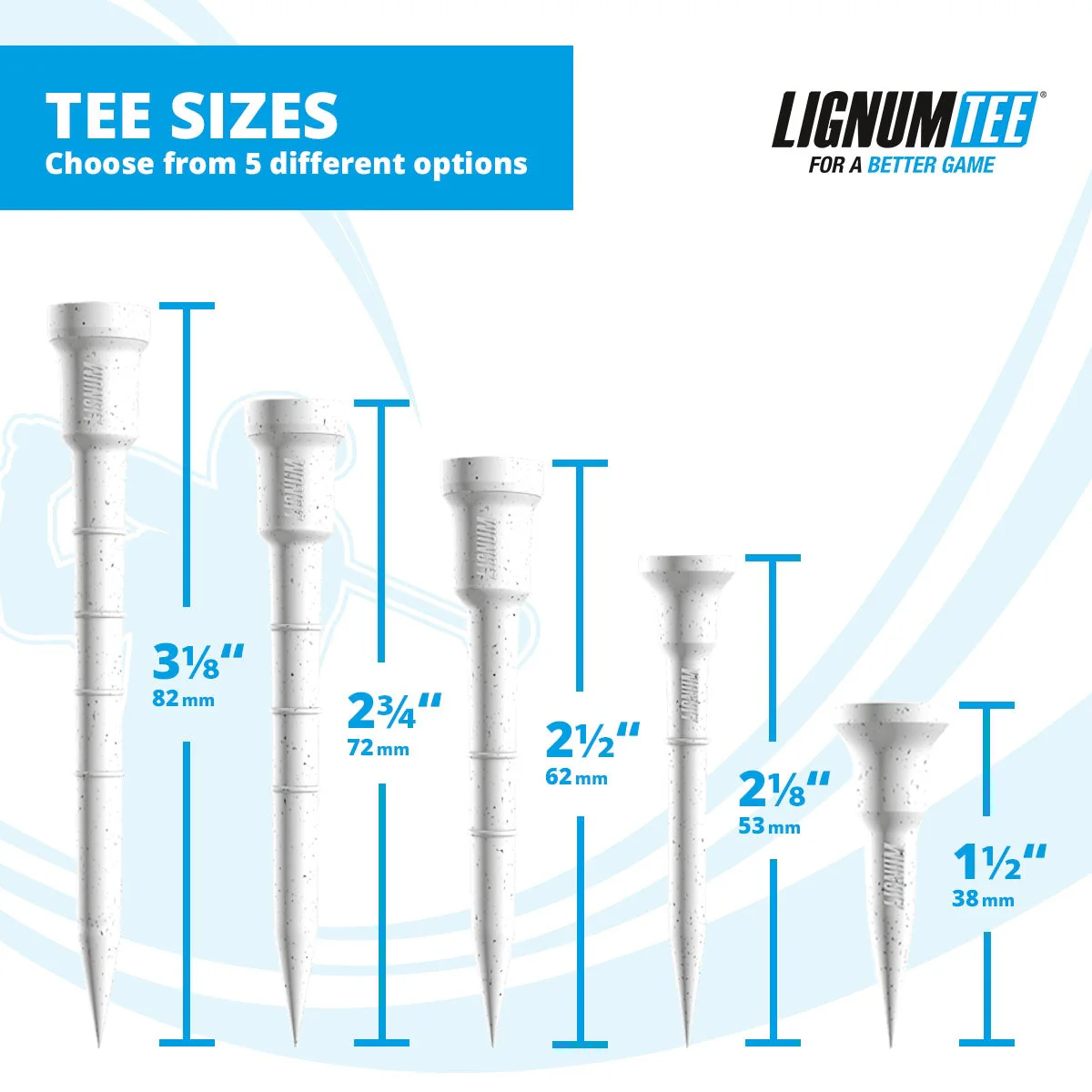 Lignum Classic Golf Tees - Image 6