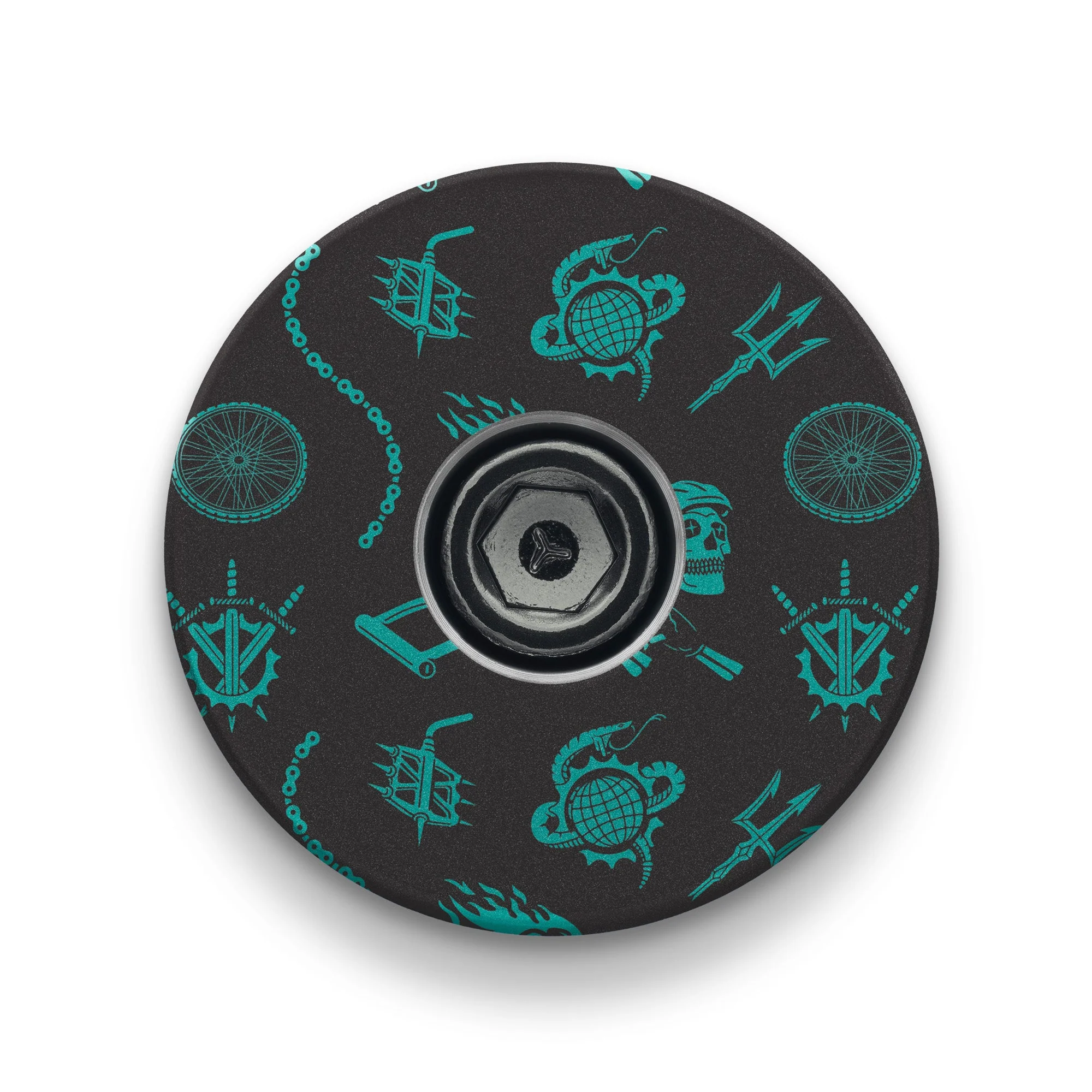 Limited Edition - Dispatch Cycling Life Pattern Bicycle Headset Cap - Image 3