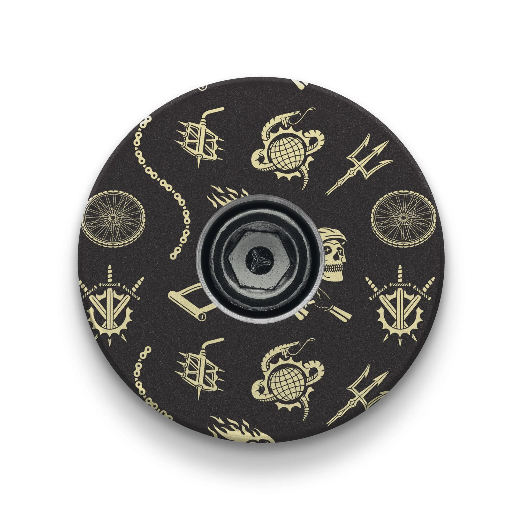 Limited Edition - Dispatch Cycling Life Pattern Bicycle Headset Cap - Image 5