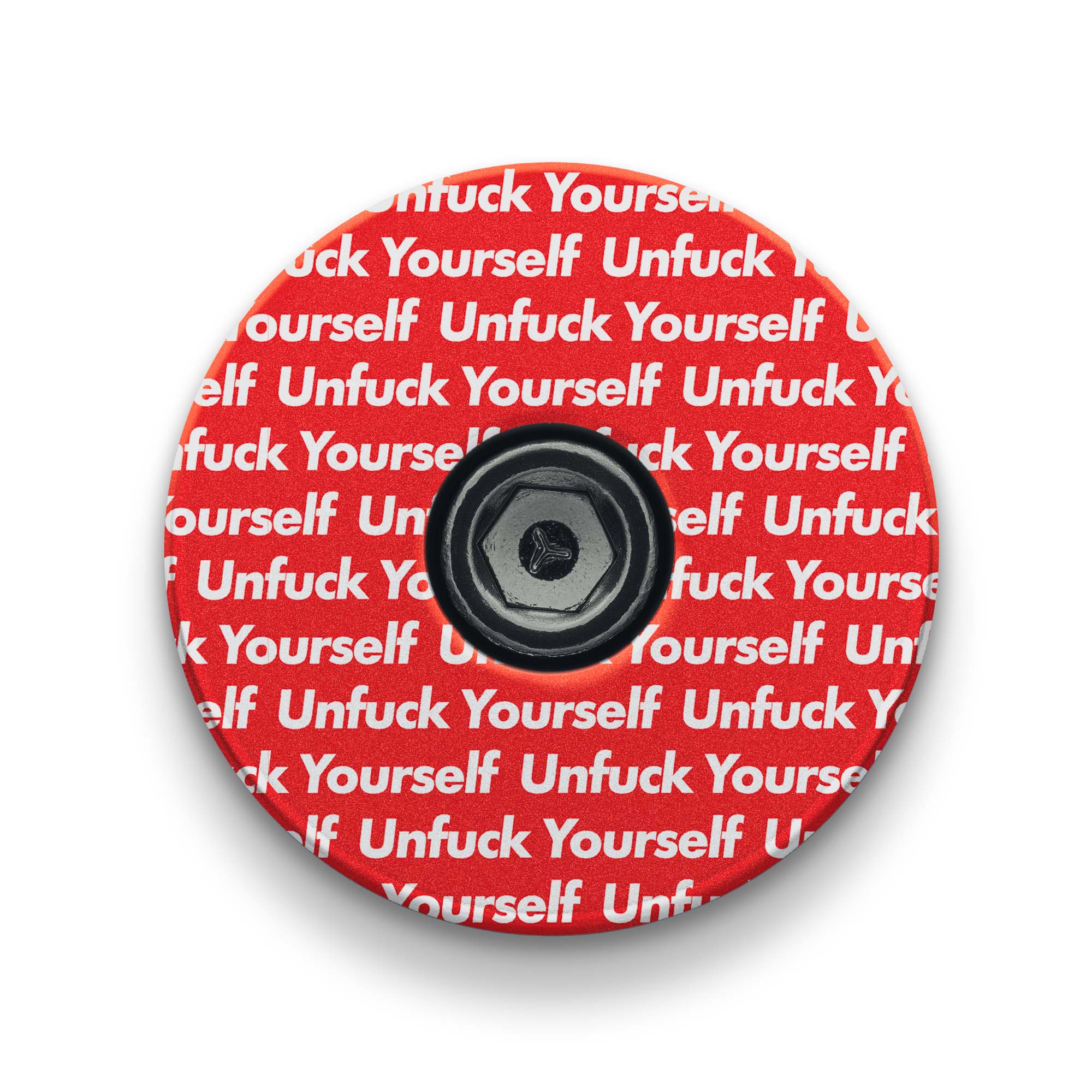 Limited Edition - Unfuck Yourself Bicycle Headset Cap - Image 2