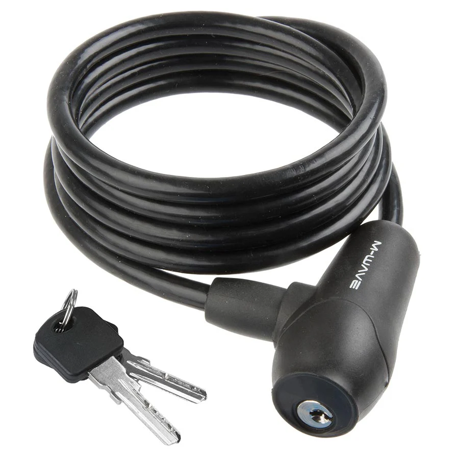 M-Wave S 8.15 S Cable lock Key 8mm 8x1500mm Black