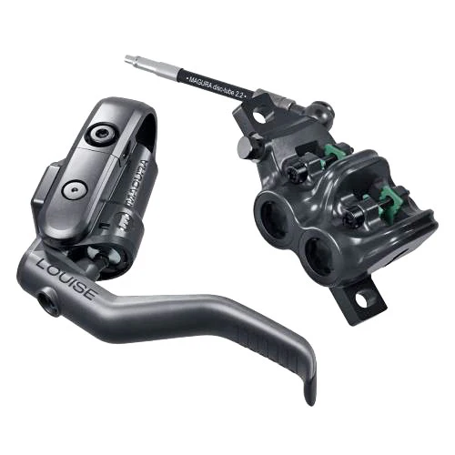 Magura Louise Elite Disc Brake Lever - Front Rear Post Mount 4-Piston Carbotecture Lever Blade BLK