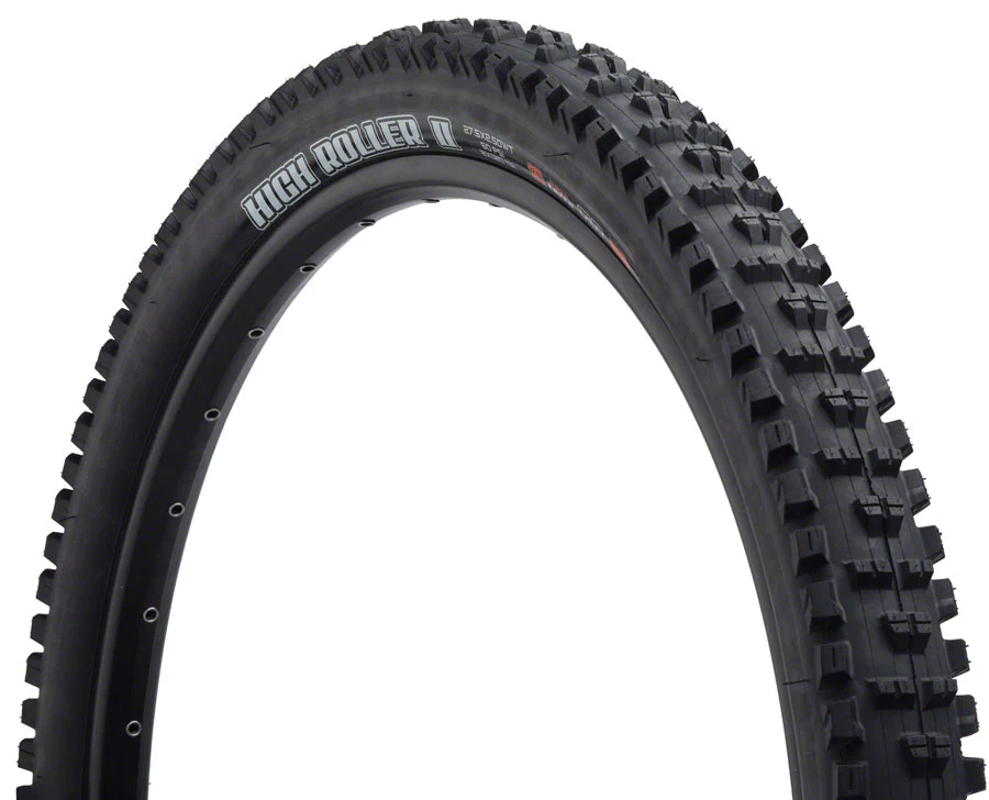 Maxxis High Roller II Tire - 27.5 x 2.6 Tubeless Folding BLK Dual EXO Wide Trail - Image 3