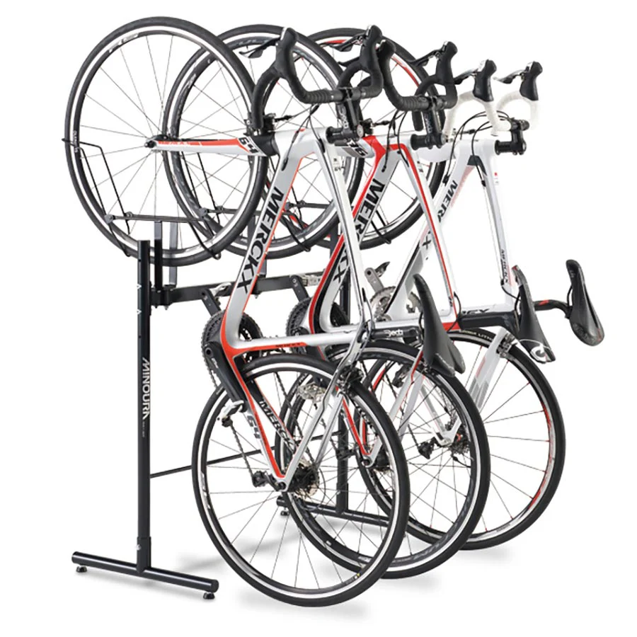Minoura DS-4200 Free Standing 3 Bikes Black DS-4200