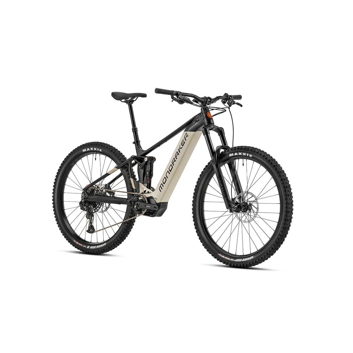 Mondraker - DUSK (SE) Bike - Black-Desert Grey-Orange (e-MTB ENDURO) - Image 2