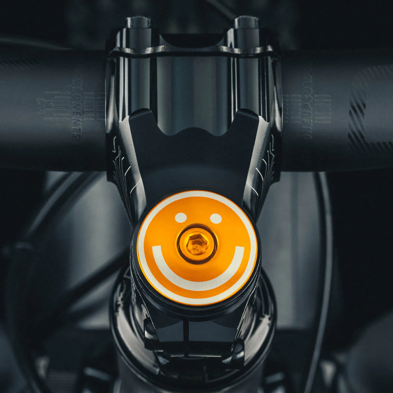 More Miles. All Smiles Bicycle Headset Cap - Image 2