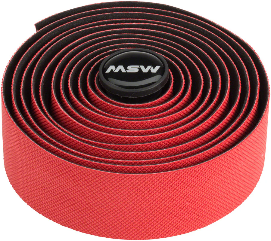 MSW Anti-Slip Gel Durable Bar Tape - HBT-300 Red