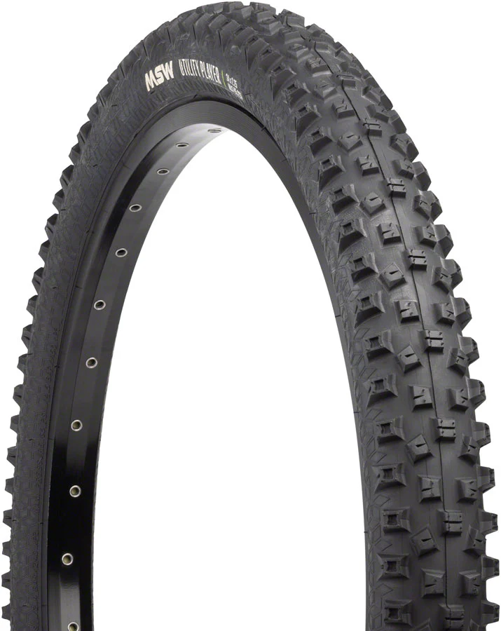 MSW Utility Player Tire - 20 x 2.25 Black Folding Wire Bead 33tpi