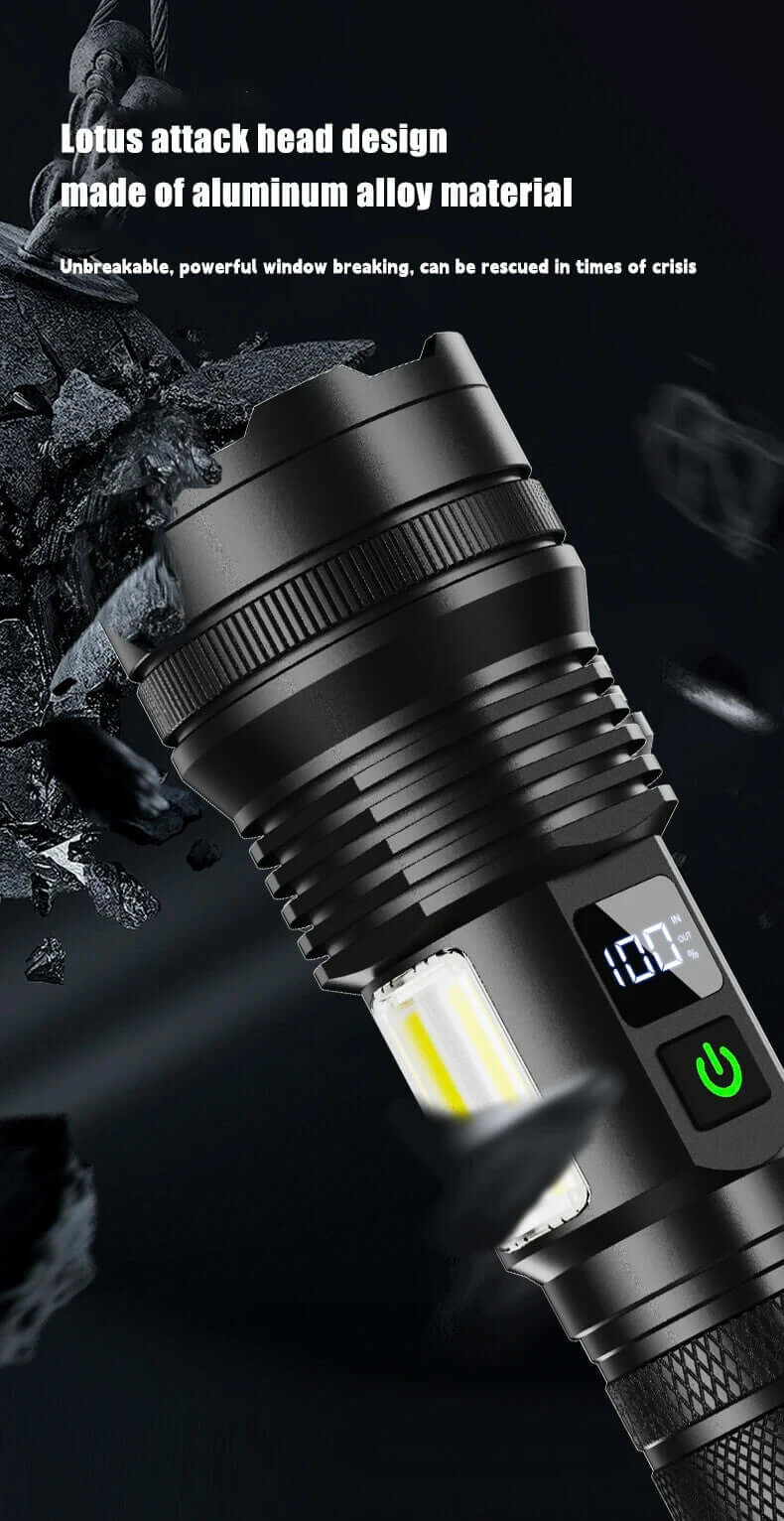 Muctac CHARGE Flashlight, 5000+ LMS, Zoomable, LED, USB, IP65, Aluminum Alloy - Image 12