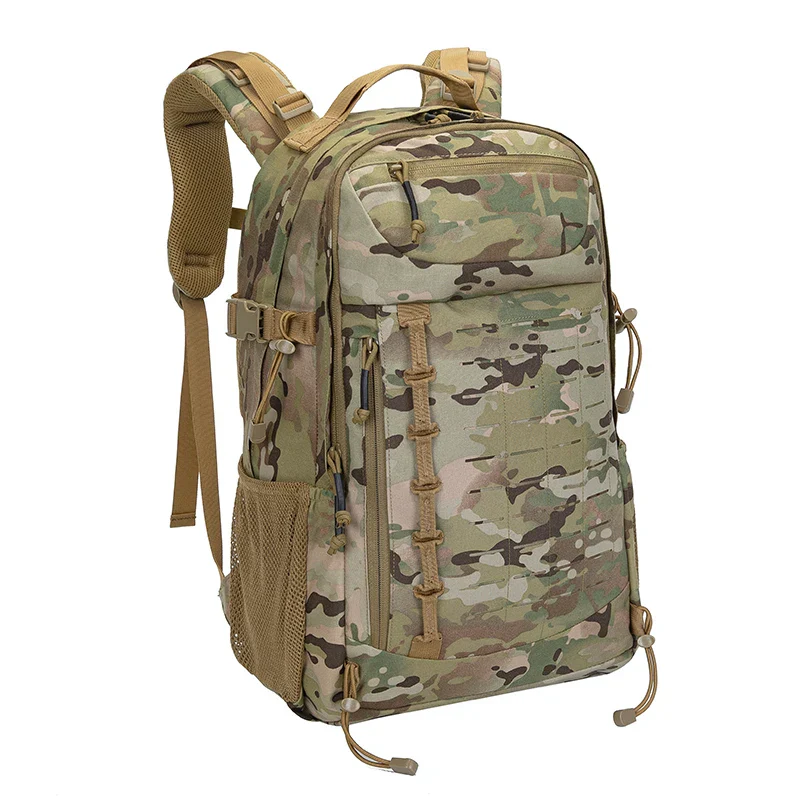 MUCTAC Tactical Backpack – 30L, 500D Cordura, YKK Zippers – Multicam, Black, or Khaki - Image 2