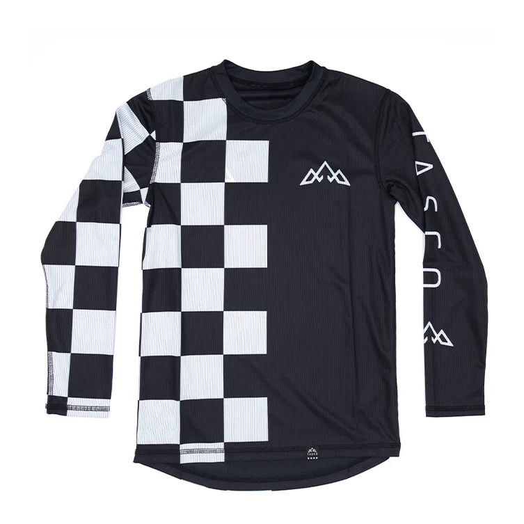 Mullet Reversible Ride Jersey (L/S) - Checkmate (Youth) - Image 3
