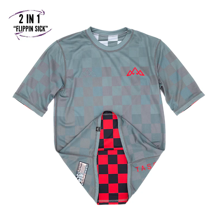 Mullet Reversible Ride Jersey (S/S) - Trickle Check - Image 2