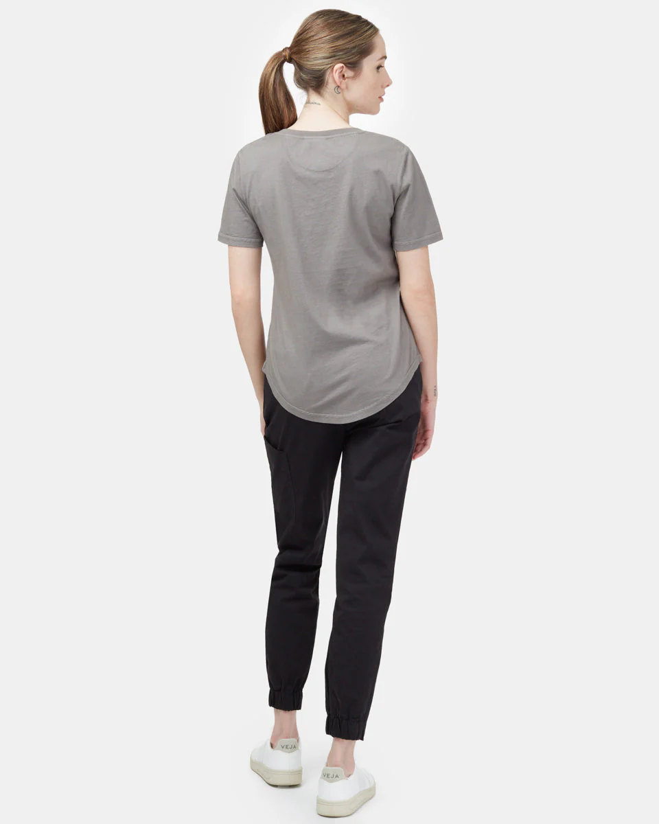 Natural Dye V-Neck T-Shirt - Image 3