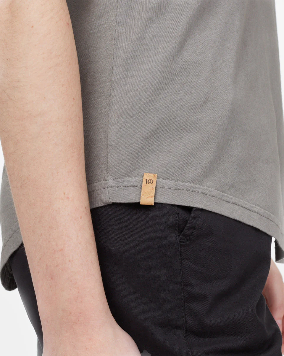 Natural Dye V-Neck T-Shirt - Image 5