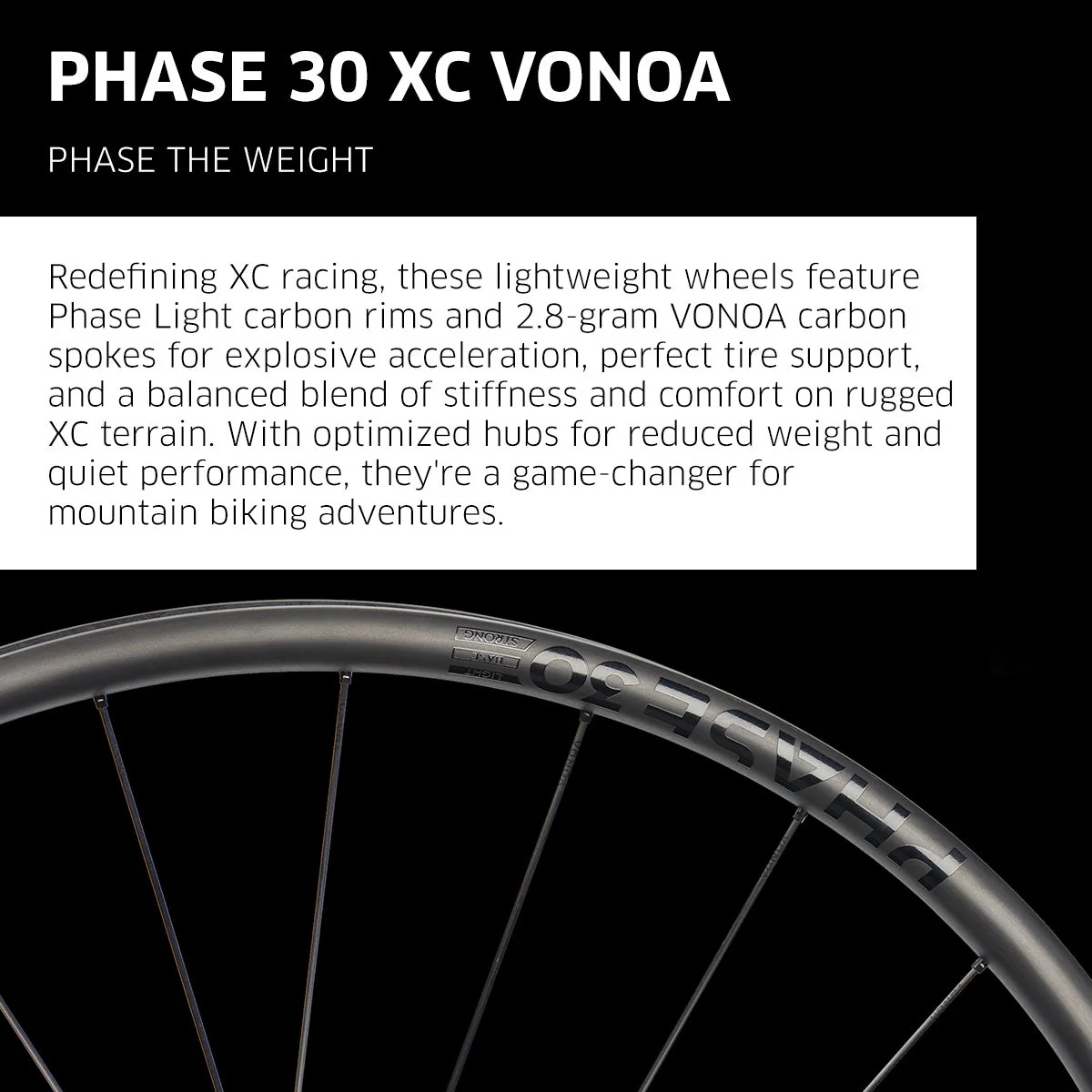 NEWMEN - Wheel (Front) - Phase 30 Light VONOA | Cross Country - [D] - Image 7