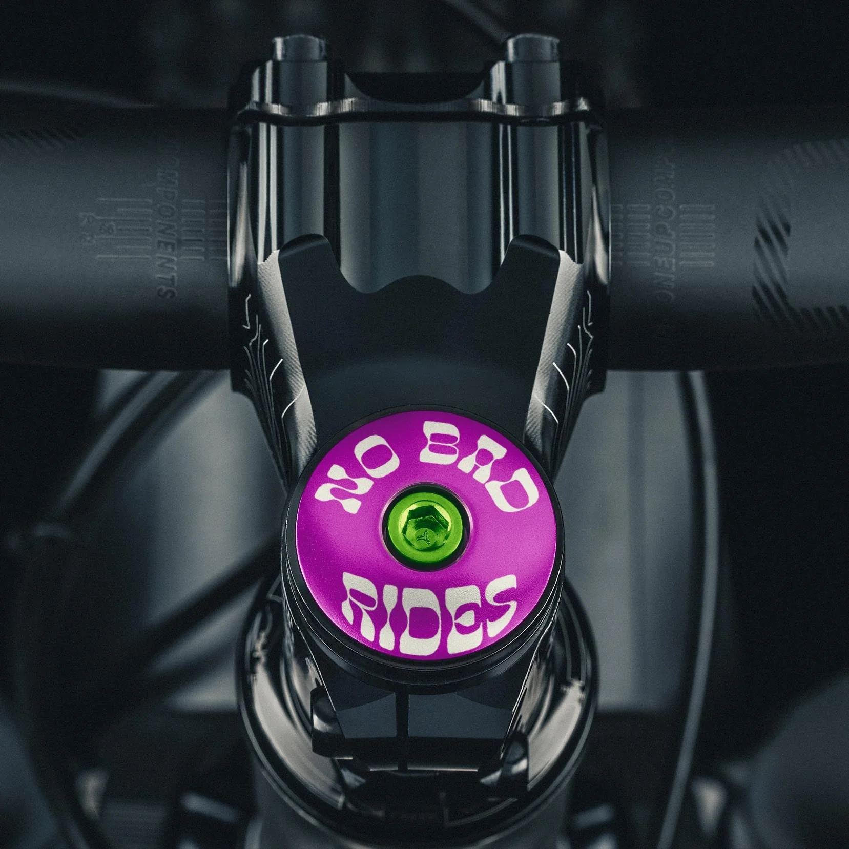 No Bad Rides Custom Bicycle Headset Cap - Image 2