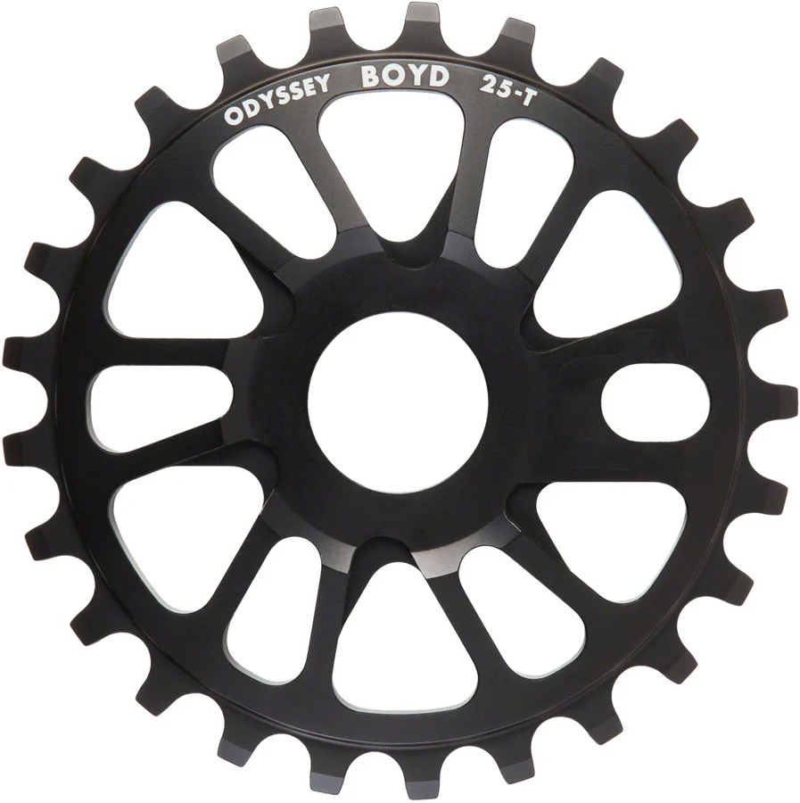 Odyssey Boyd Sprocket - 25t CNC Machined 7075-T6 Aluminum Black