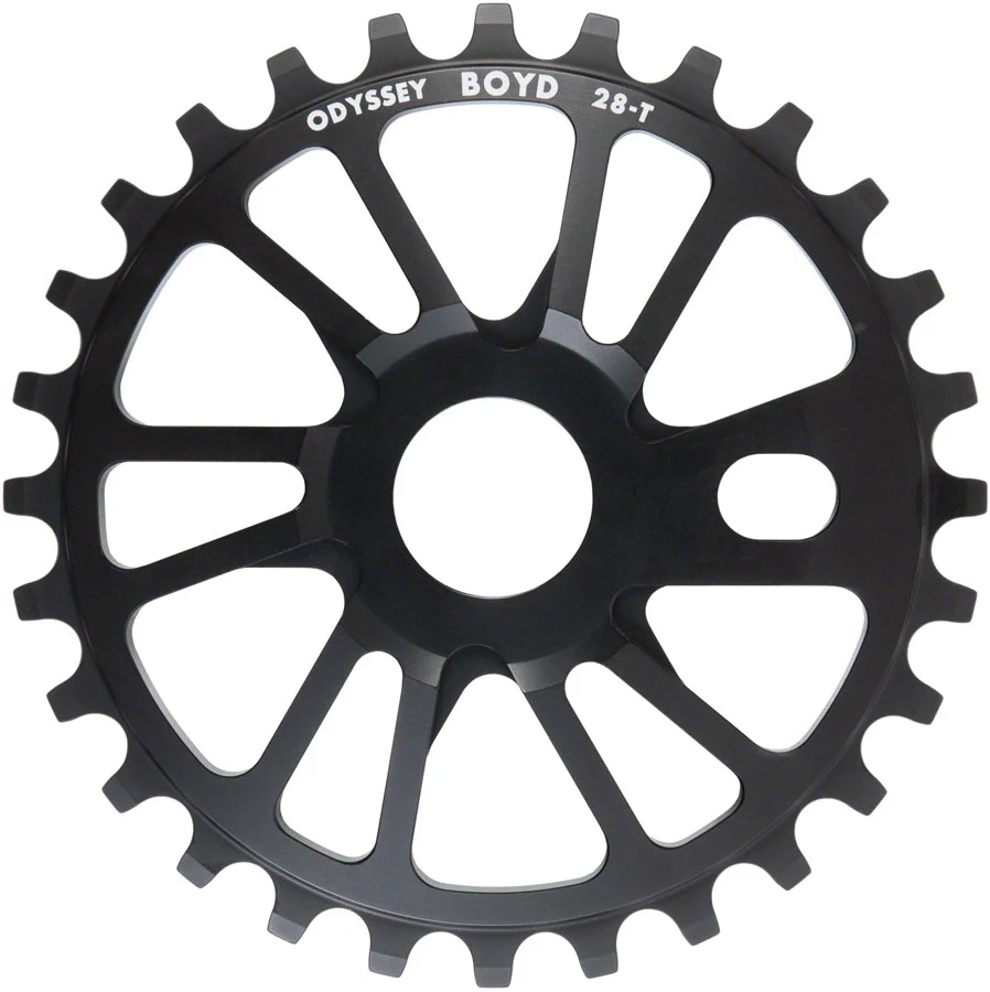 Odyssey Boyd Sprocket - 28t CNC Machined 7075-T6 Aluminum Black