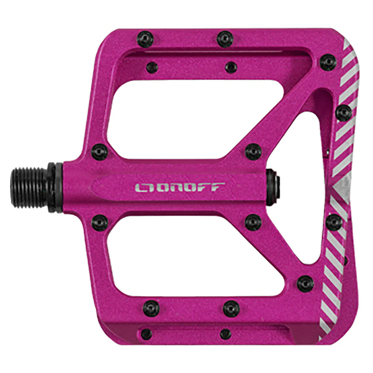 ONOFF - SHIELD V2 MTB PEDALS (Anthracite / Fuchsia / Blue) - Image 8