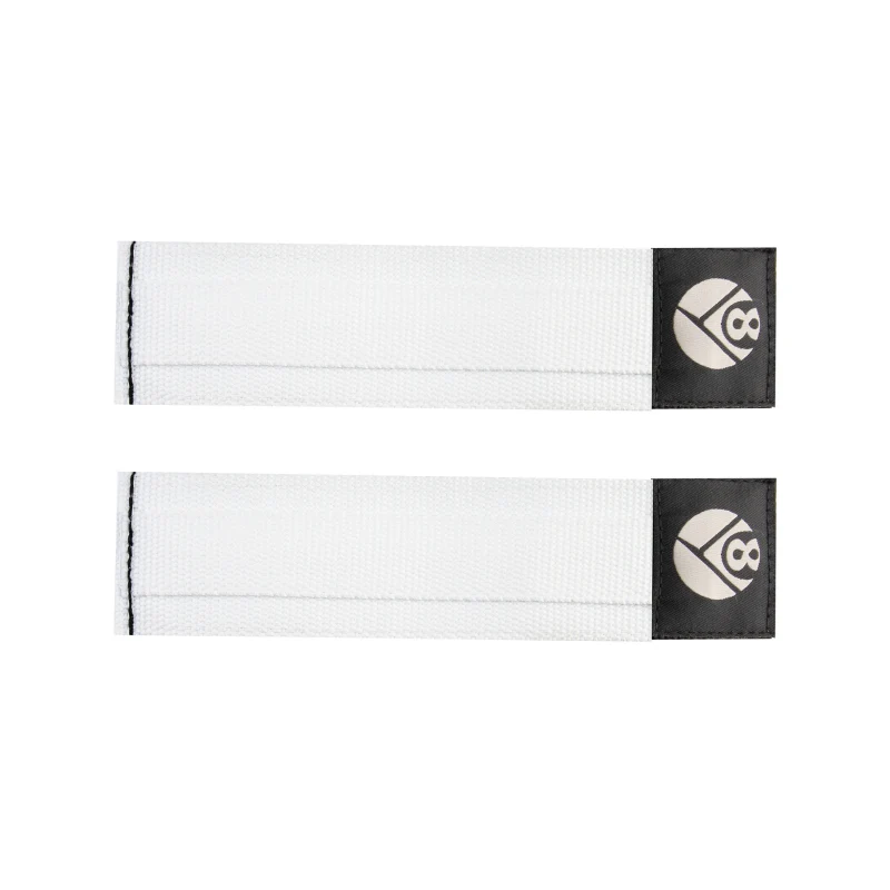 Origin8 Pro Grip II Foot Straps Double White Nylon