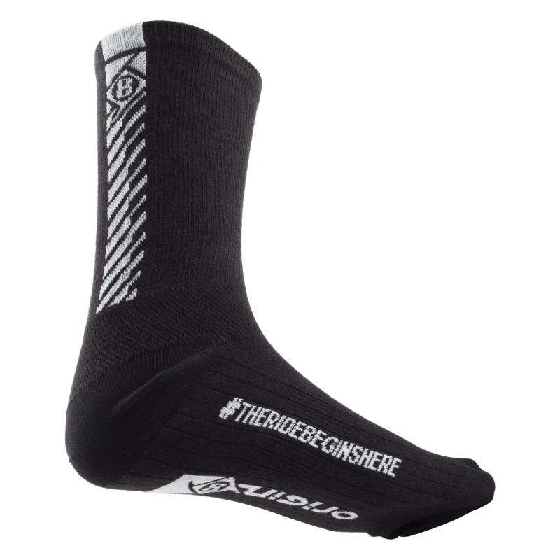 Origin8 Speed Cycling Socks  SM/MD Unisex Black Speed