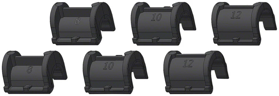 Ortlieb Rail Reducers For QL2.1/QL2 Systems Includes 2x8mm 2x10mm 2x12mm Enough 1 Pannier