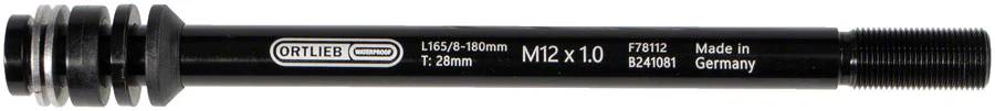 Ortlieb Thru Axle M6-Connector - 1mm Black
