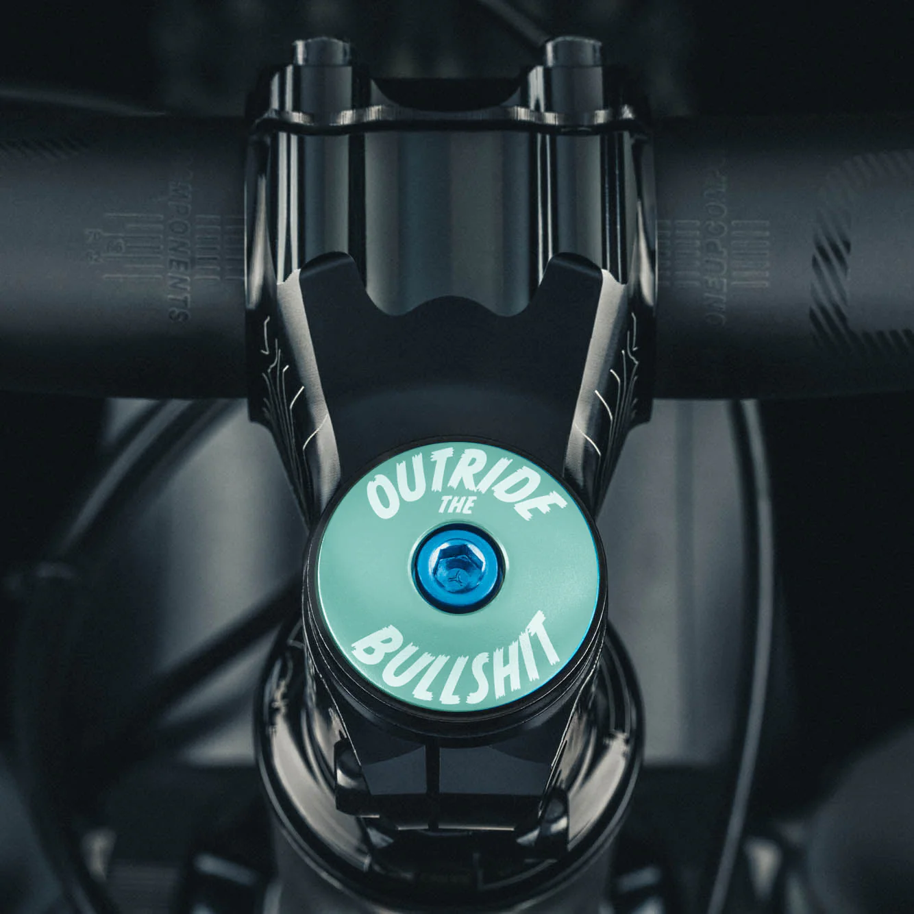 Outride The Bullshit Bicycle Headset Cap - Image 17