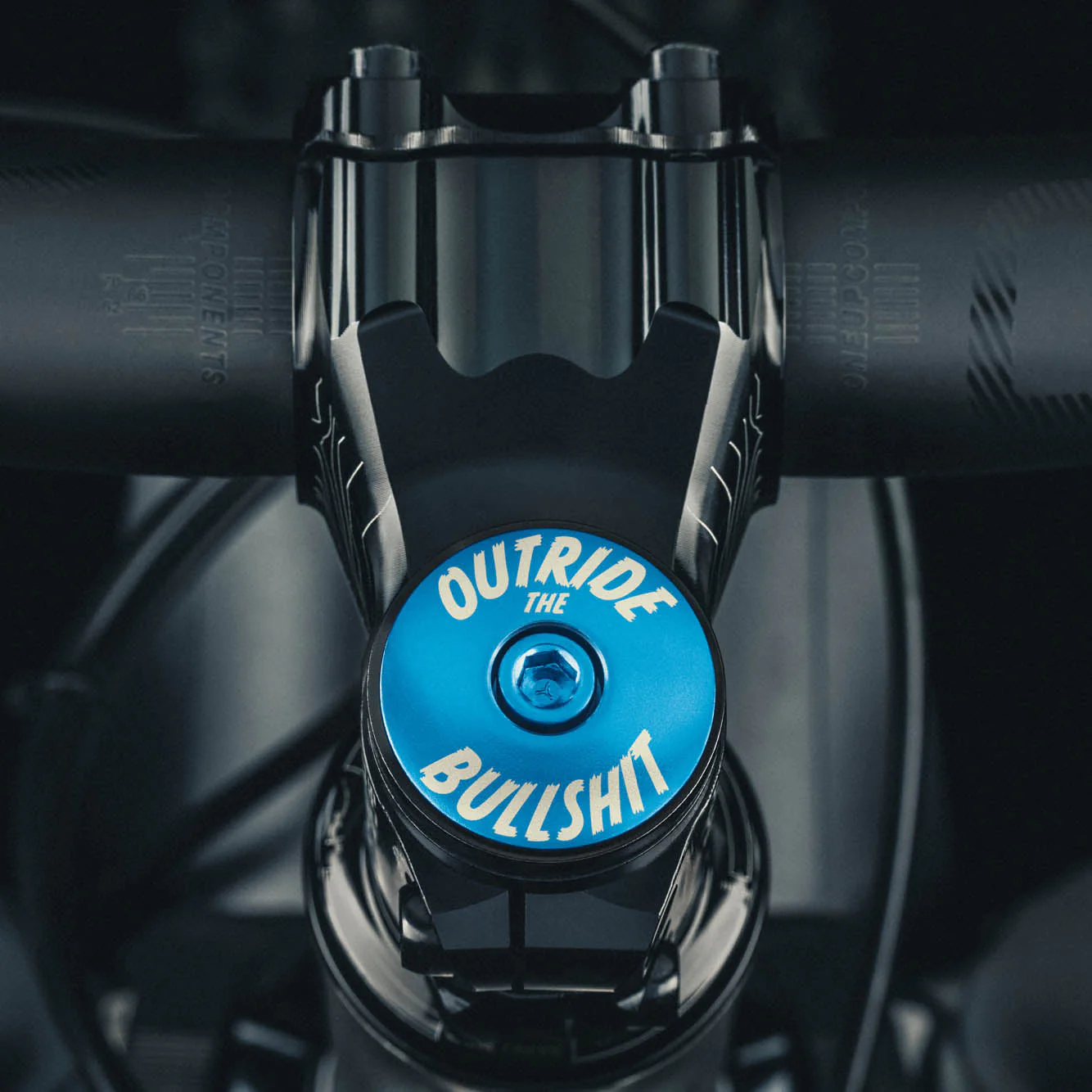 Outride The Bullshit Bicycle Headset Cap - Image 2
