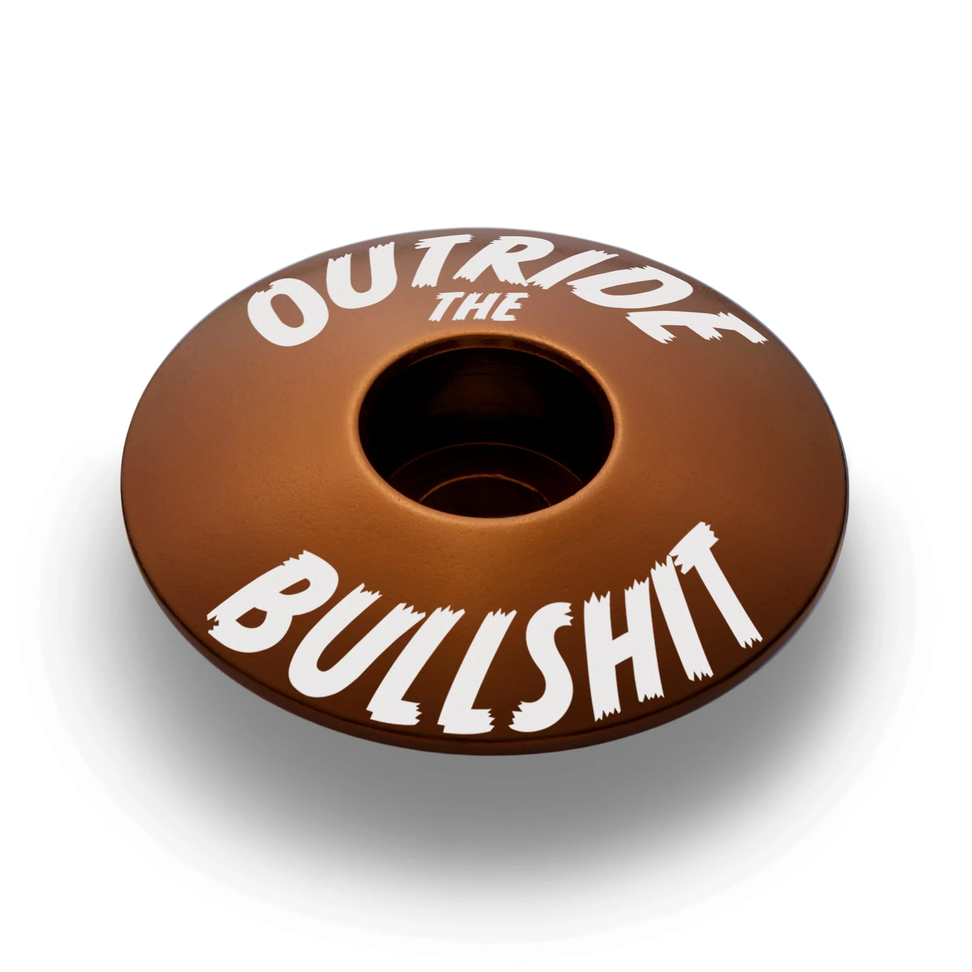 Outride The Bullshit Bicycle Headset Cap - Image 5