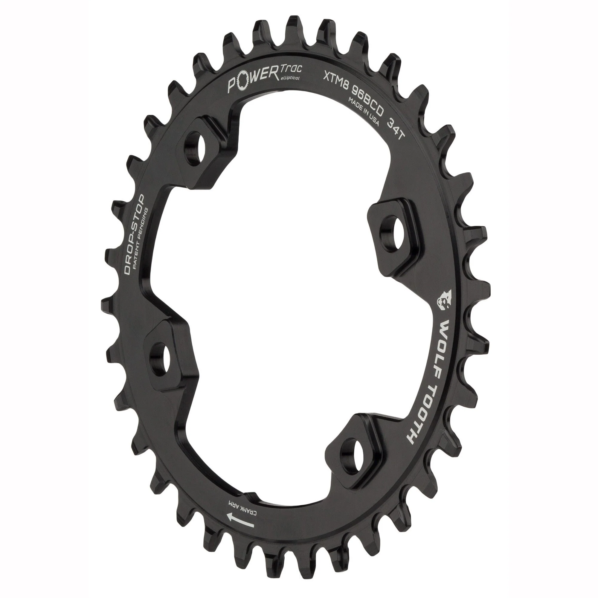 Oval 96 mm BCD Chainrings for Shimano XT M8000 and SLX M7000 - Image 2