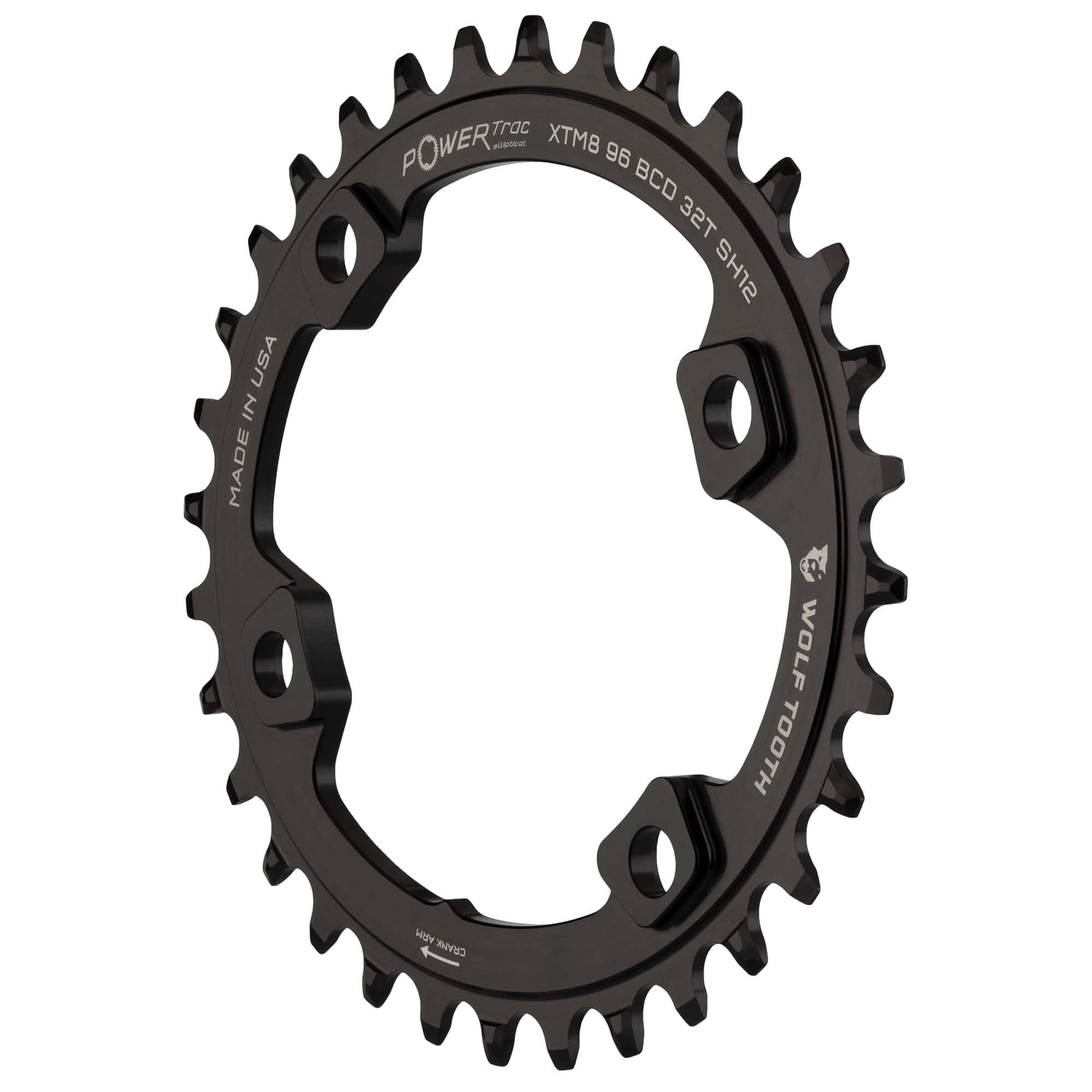 Oval 96 mm BCD Chainrings for Shimano XT M8000 and SLX M7000 - Image 4