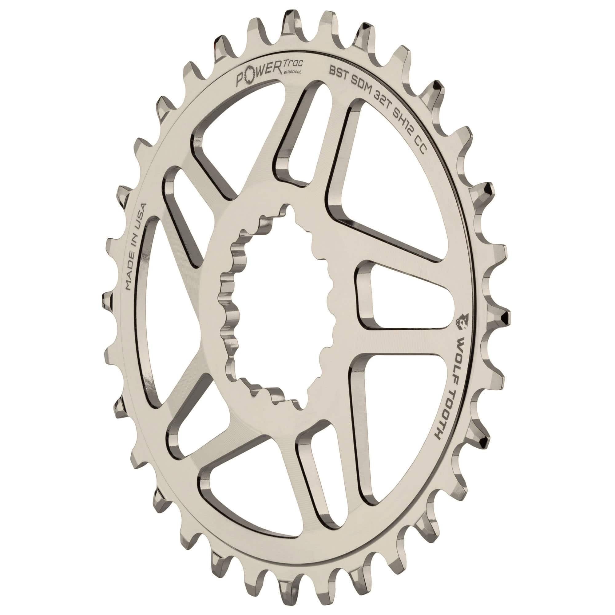 Oval Direct Mount Chainrings for Cane Creek and SRAM 3-Bolt Cranks for Shimano 12spd Hyperglide+ Chain - Image 2