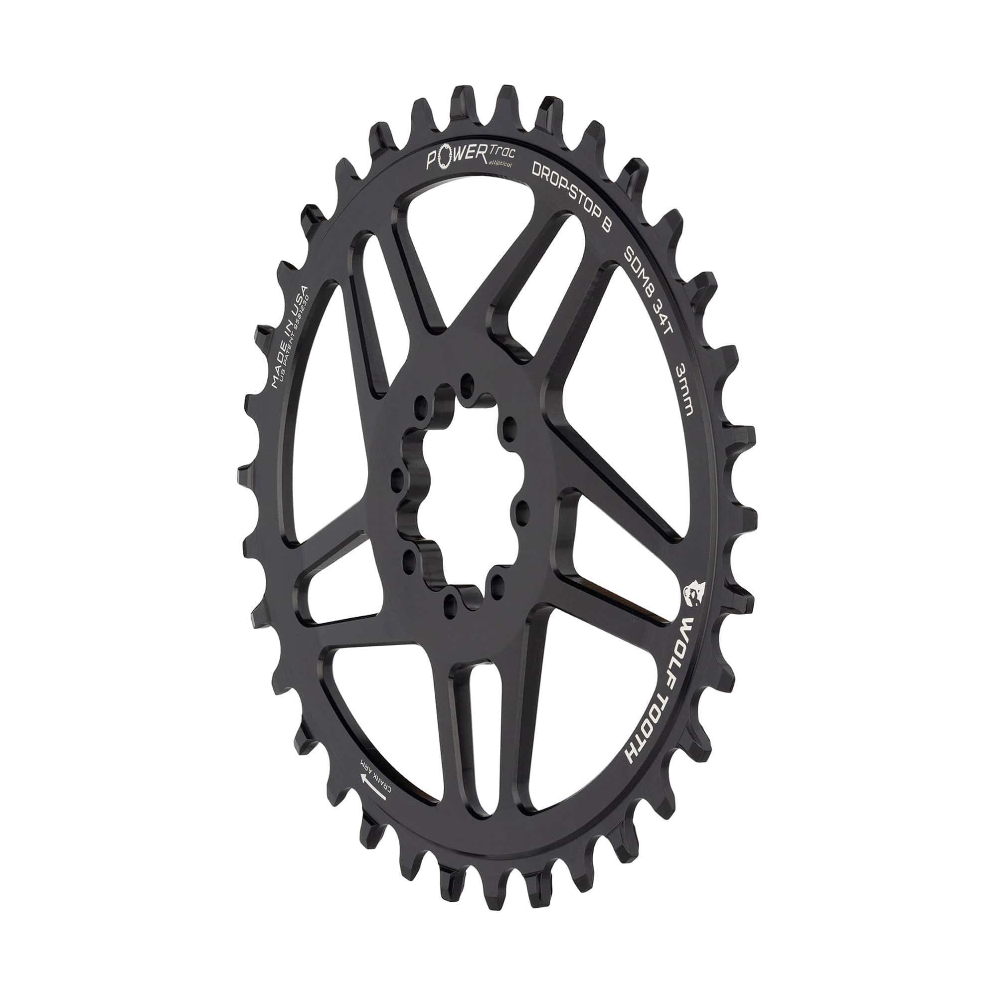Oval Direct Mount Chainrings for SRAM 8-Bolt Mountain Cranks - Image 4