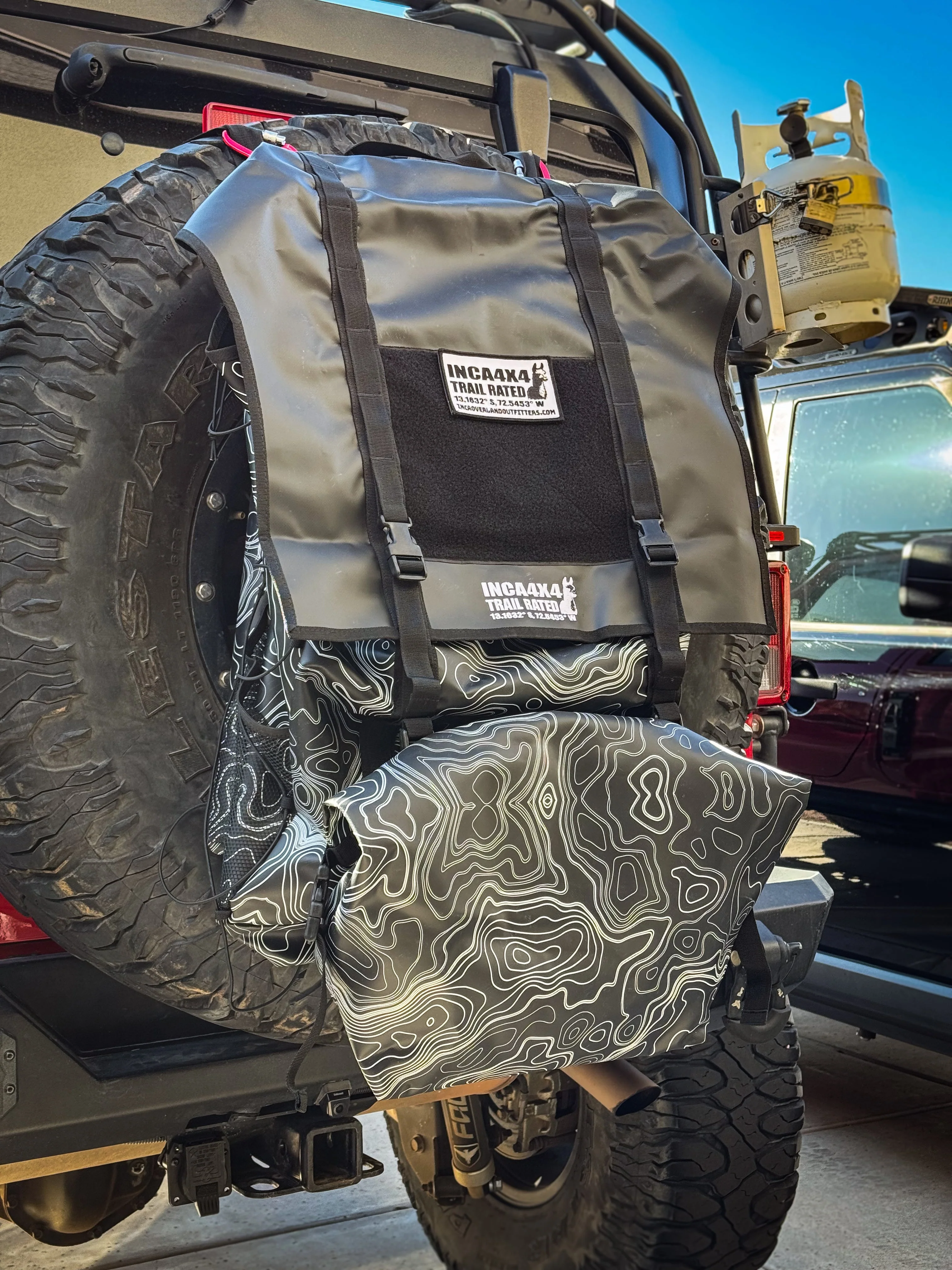 Overland spare tire tailgate bag 3.0 - Image 5