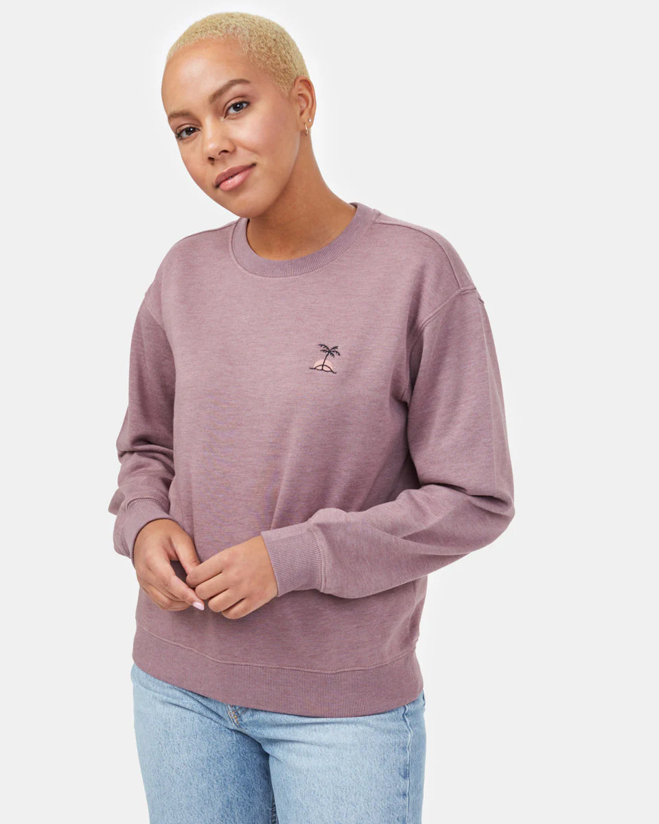 Palm Sunset Embroidery Crew - Image 2