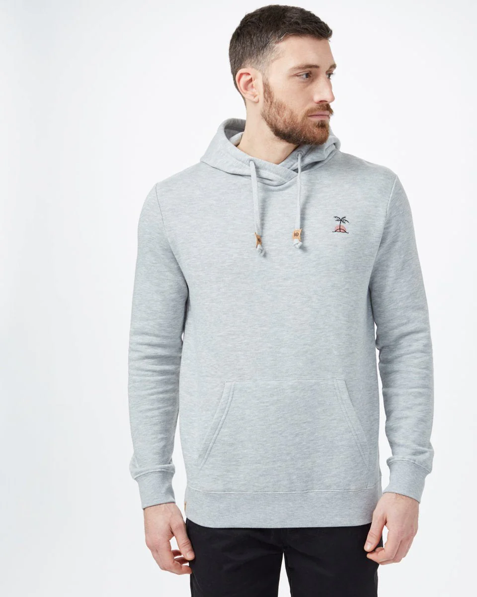 Palm Sunset Embroidery Hoodie