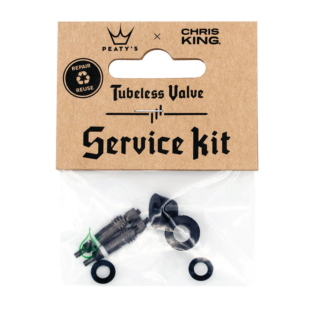 Peatys Tubeless Valve Service Kit Black
