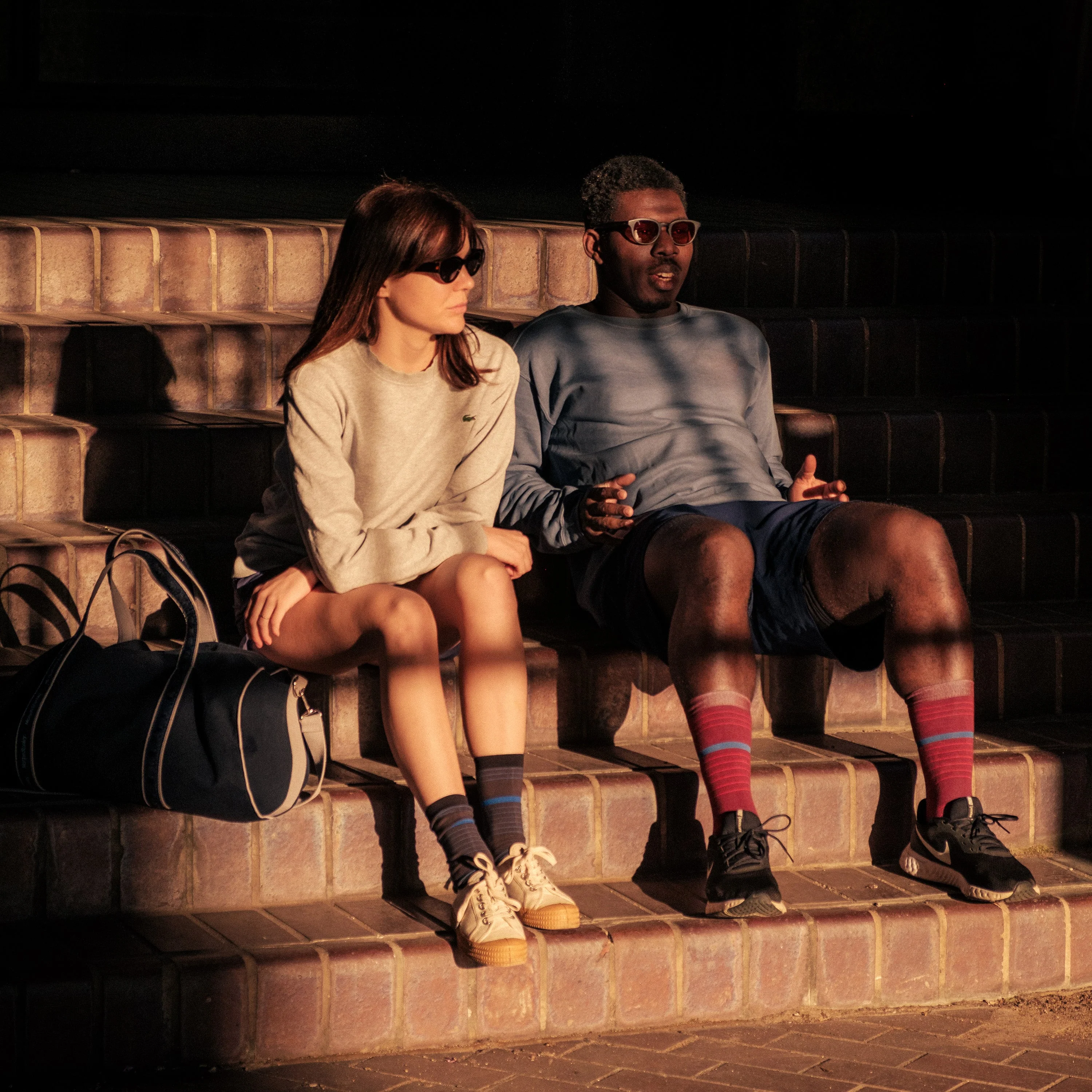 Pinstripe Crew Sock - Image 12